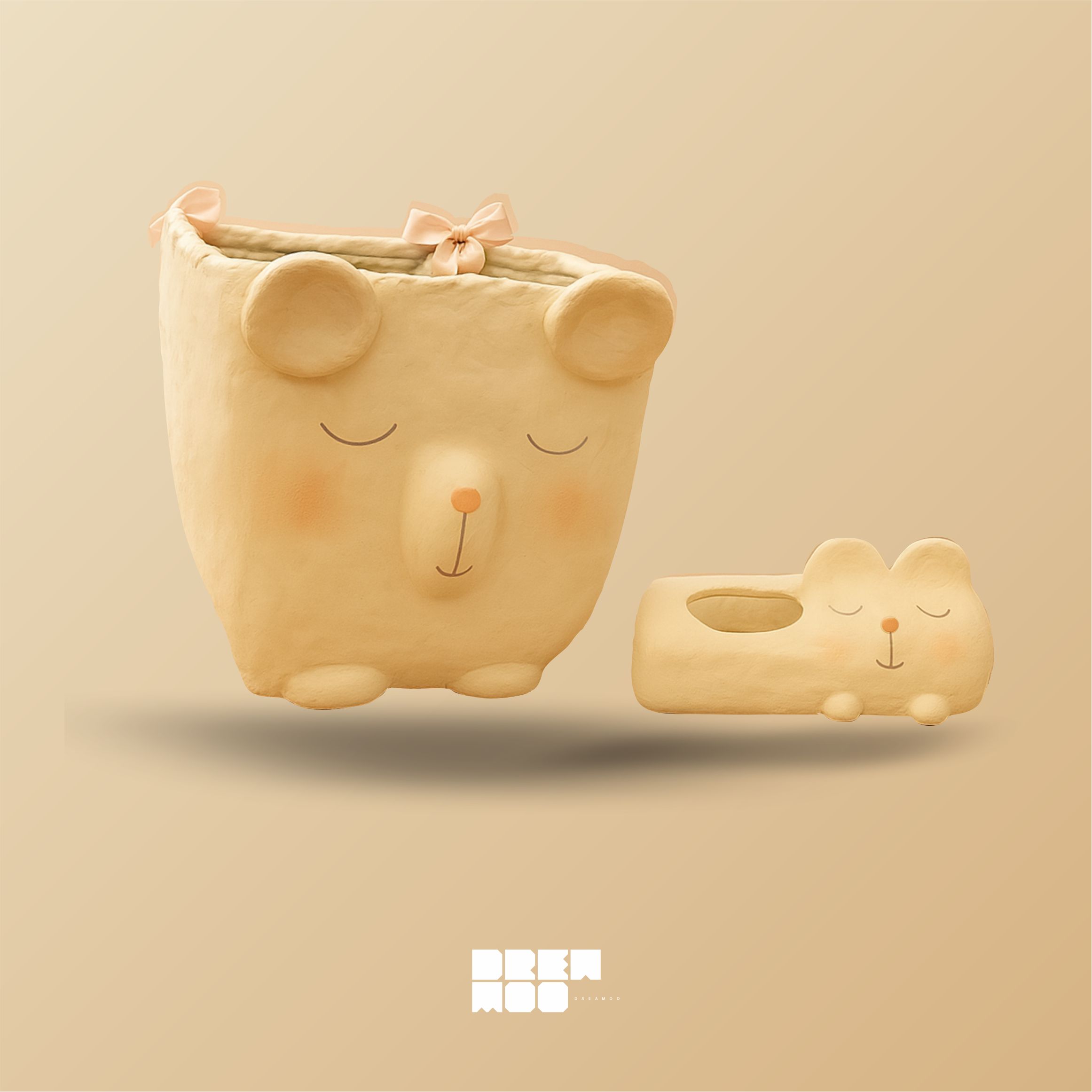 ست سطل و جا دستمال کودک